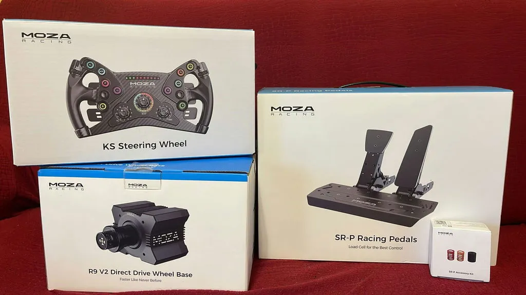 MOZA Racing R9 V3 KS bundle volant GT 9 Nm