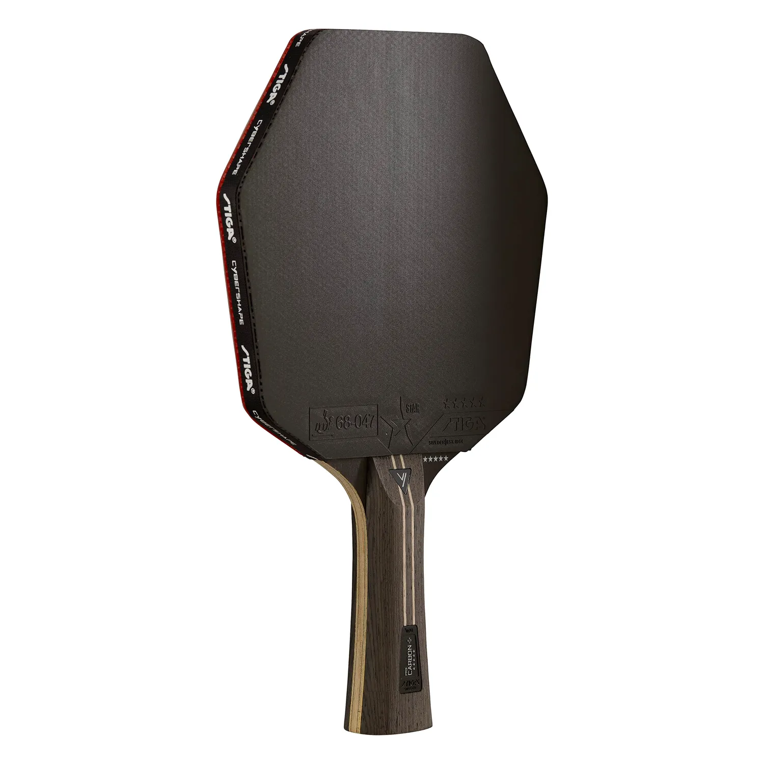 STIGA Cybershape Pro Carbon+ raquette ping 5 étoiles