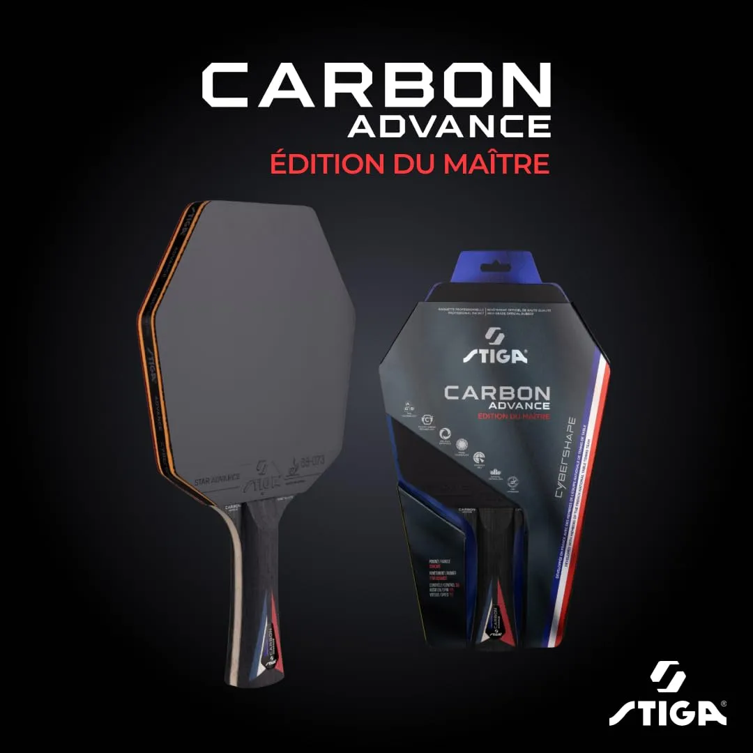STIGA Carbon Advance raquette tennis de table Édition du Maître