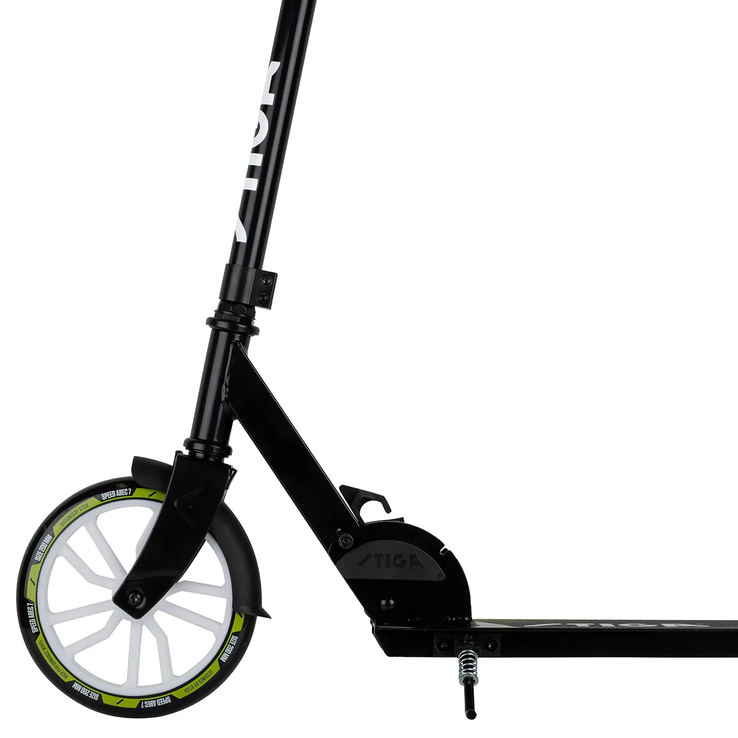 STIGA Route 200-S trottinette pliable grandes roues noir vert