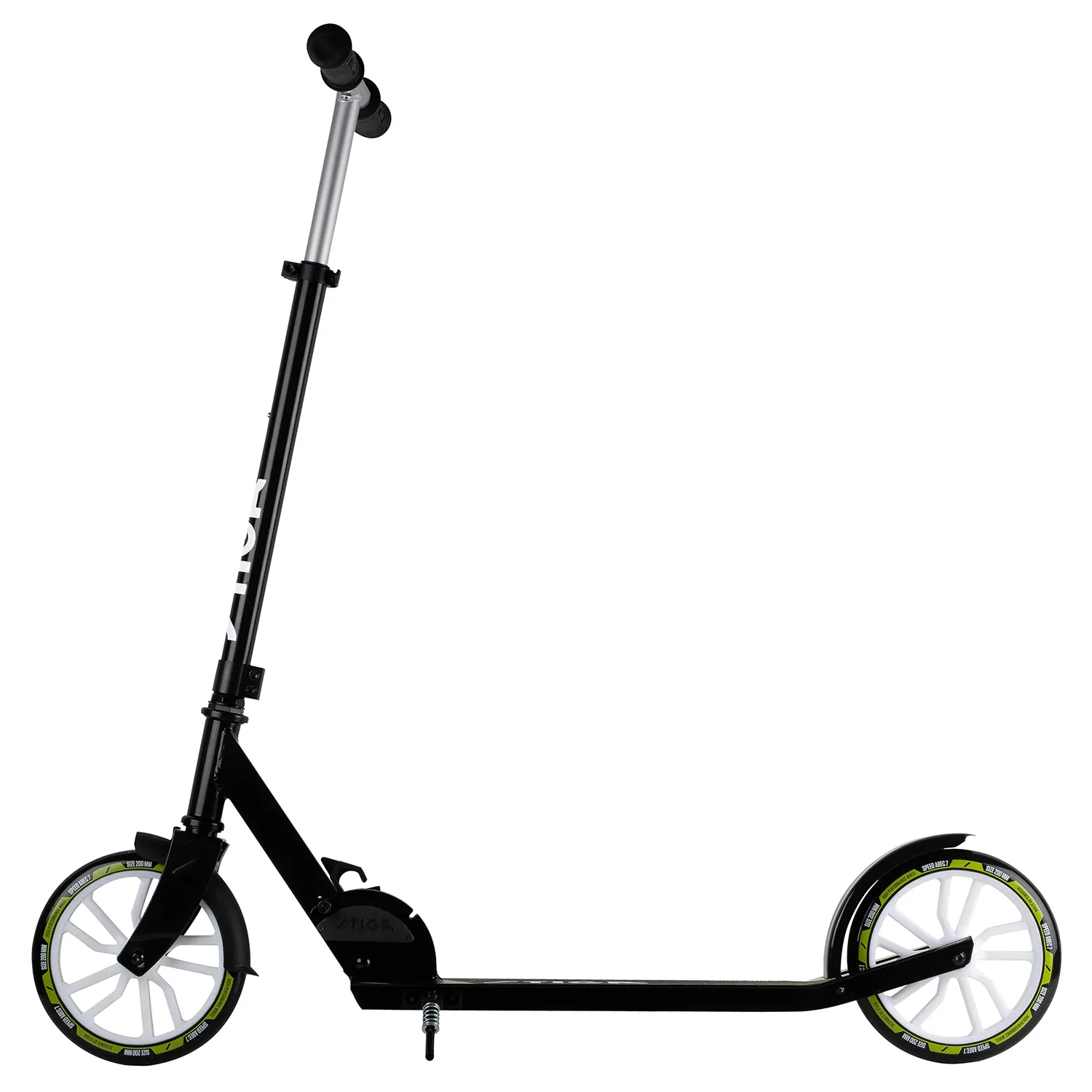 STIGA Route 200-S trottinette pliable grandes roues noir vert