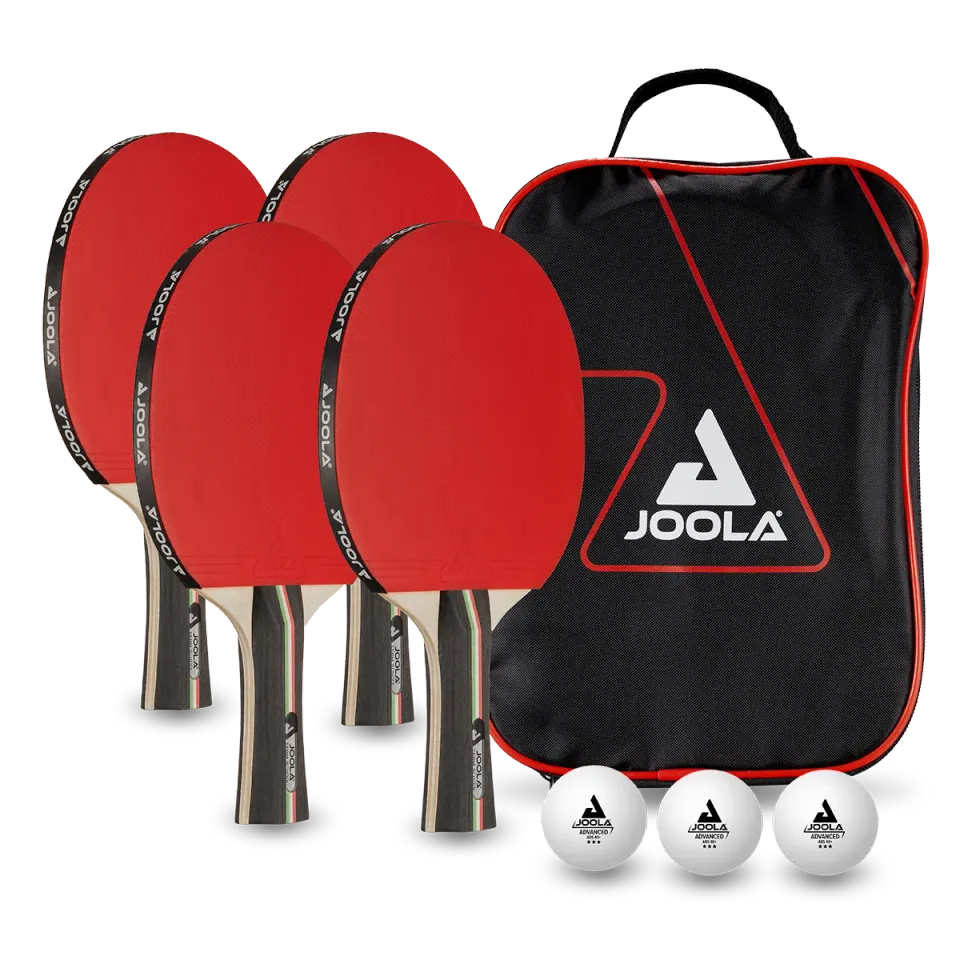 JOOLA Team School IT set tennis de table 4 raquettes contrôle