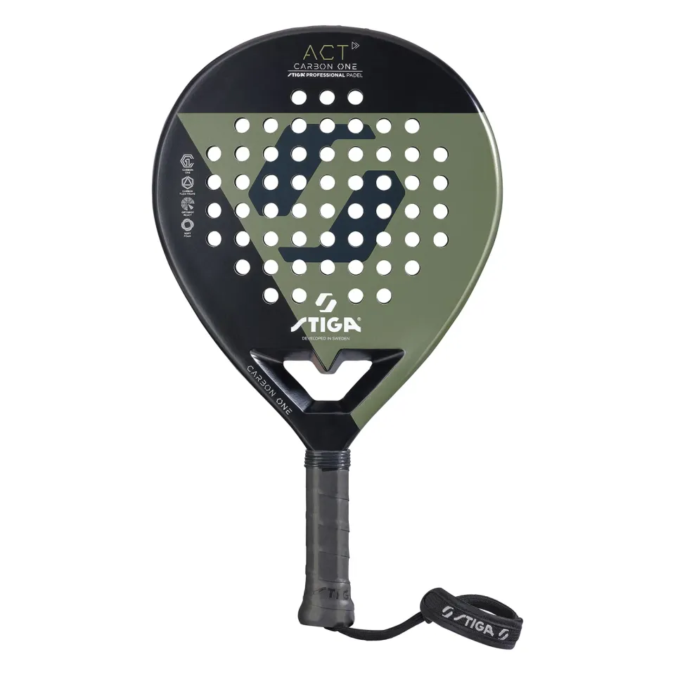 STIGA ACT raquette padel débutant ronde 355g carbone