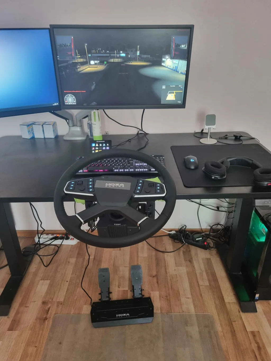 MOZA Racing R5 Bundle Truck volant + base + pédales