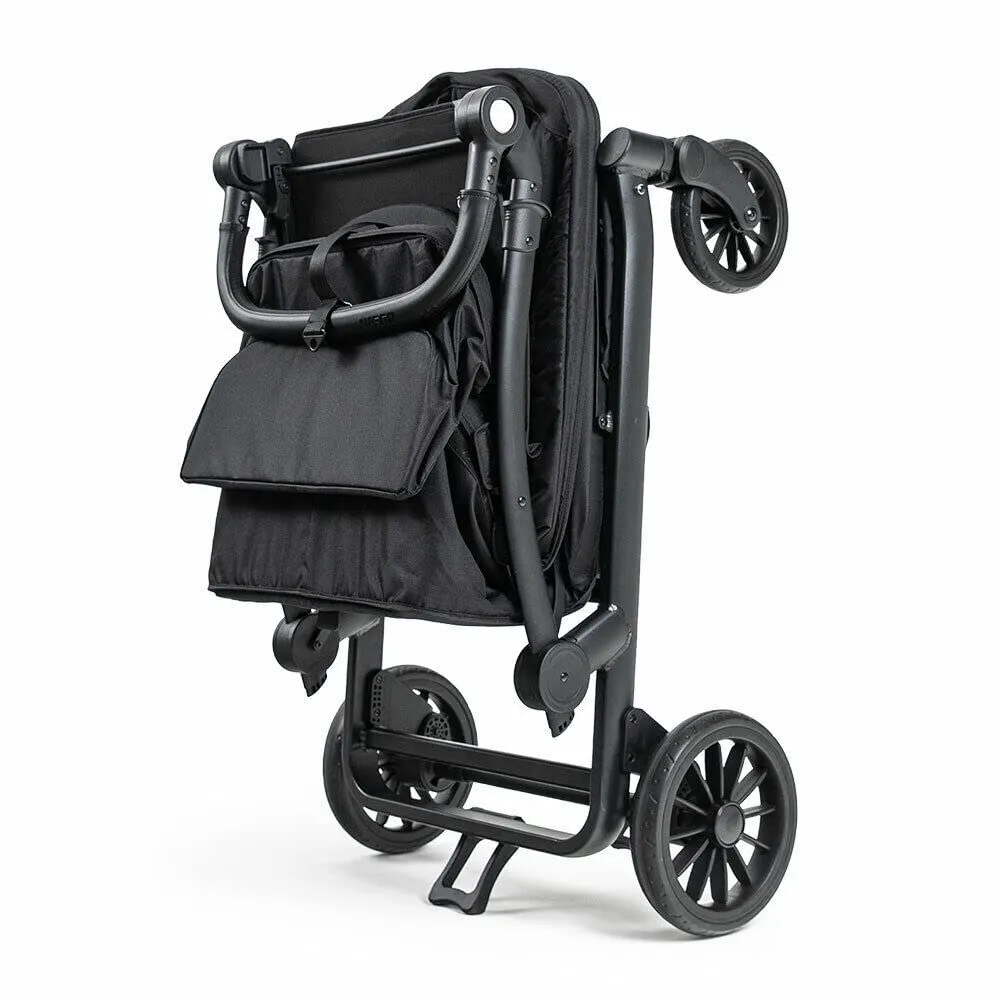 KETTLER Compact Chariot pliable noir 2 enfants 70 kg