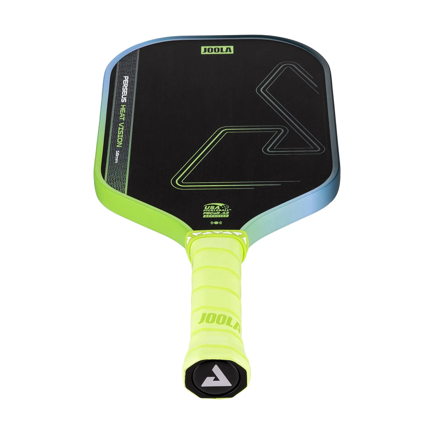 JOOLA Perseus Heat Vision 16mm raquette pickleball rouge contrôle