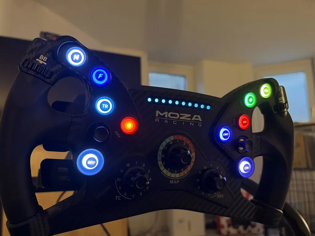 MOZA Racing KS volant GT 300 mm carbone