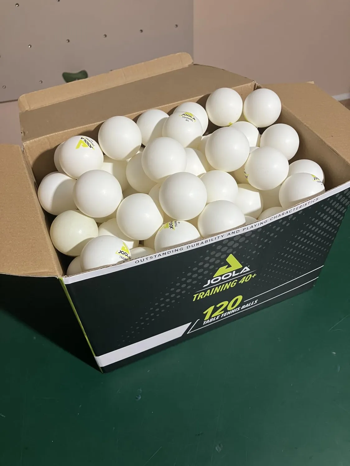 JOOLA Training 120 balles ping-pong entraînement blanches