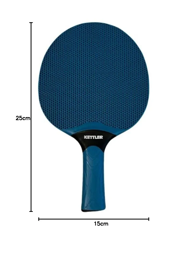 KETTLER Outdoor set 2 raquettes tennis de table + 6 balles