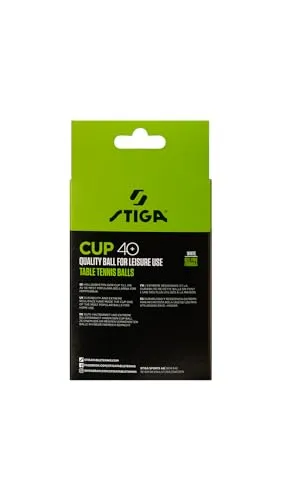 STIGA Cup 40+ balles ping-pong ABS x12