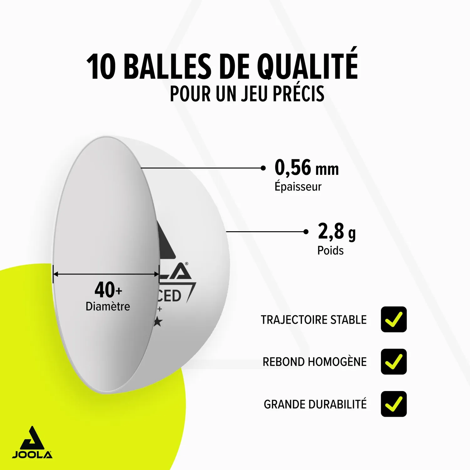 JOOLA Family set tennis de table 4 raquettes loisir