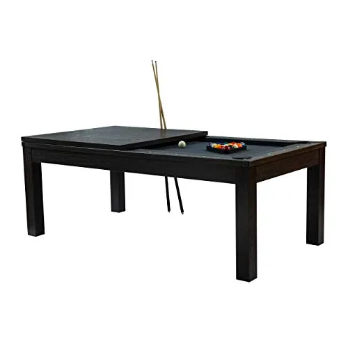 Rendez vous déco Eddie table billard convertible gris 10 pers