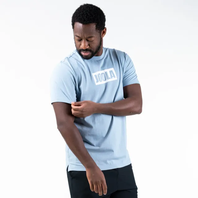 JOOLA Wordmark t-shirt bleu breeze M sport coton