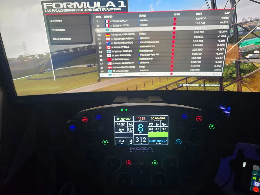 MOZA Racing FSR2 volant formula écran 4,3 pouces