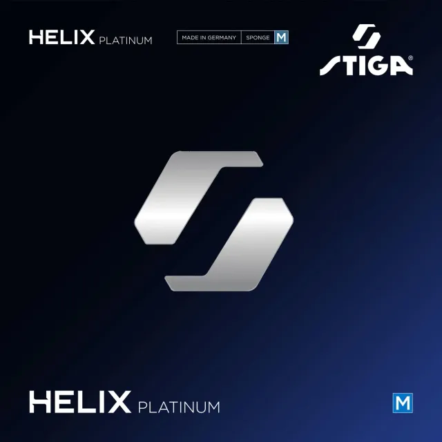 STIGA Helix Platinum revêtement rouge 55 degrés