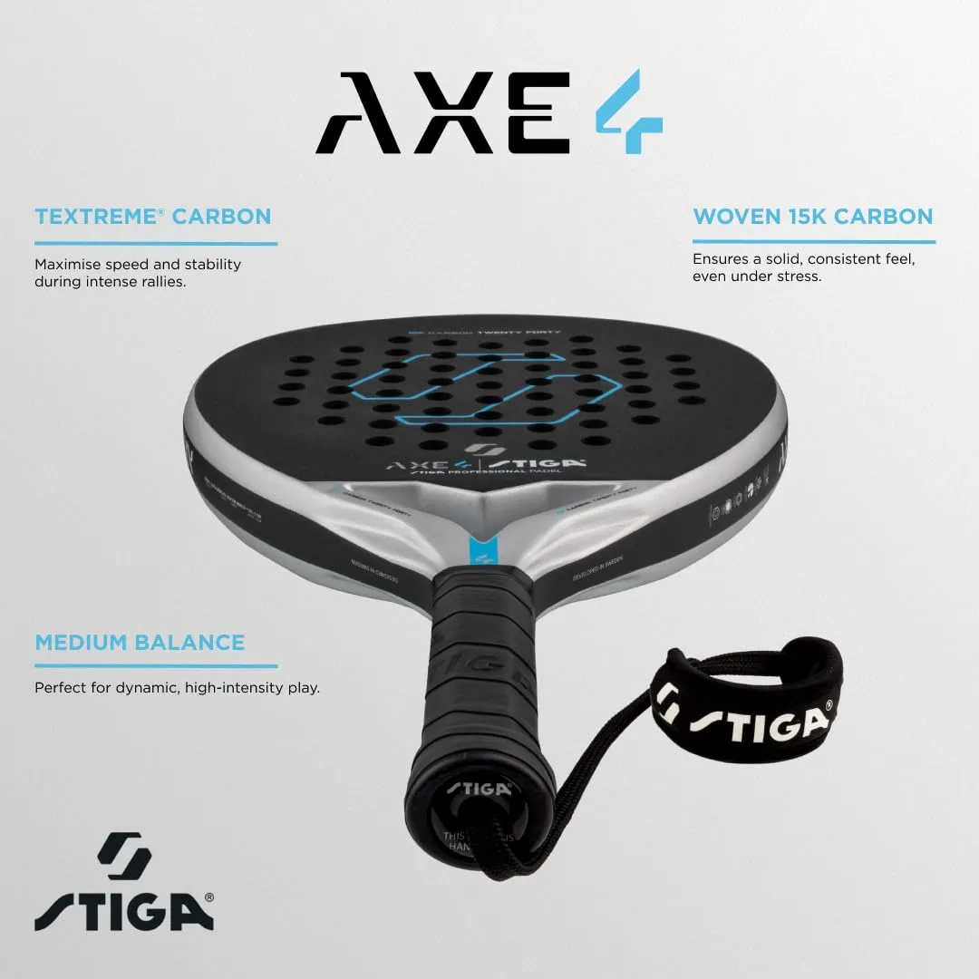 STIGA Axe 4 Hybrid Shape raquette padel rigide