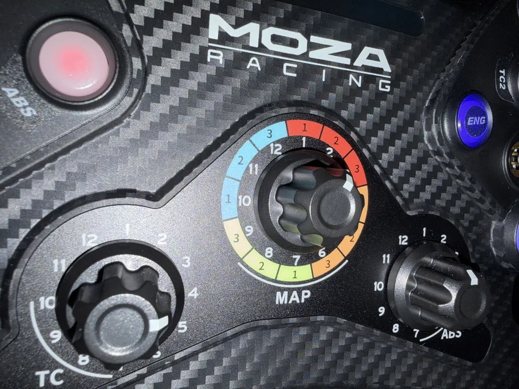 MOZA Racing KS volant GT 300 mm carbone