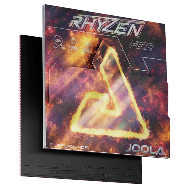 JOOLA Rhyzen Fire revêtement tennis de table 2,0 mm rouge