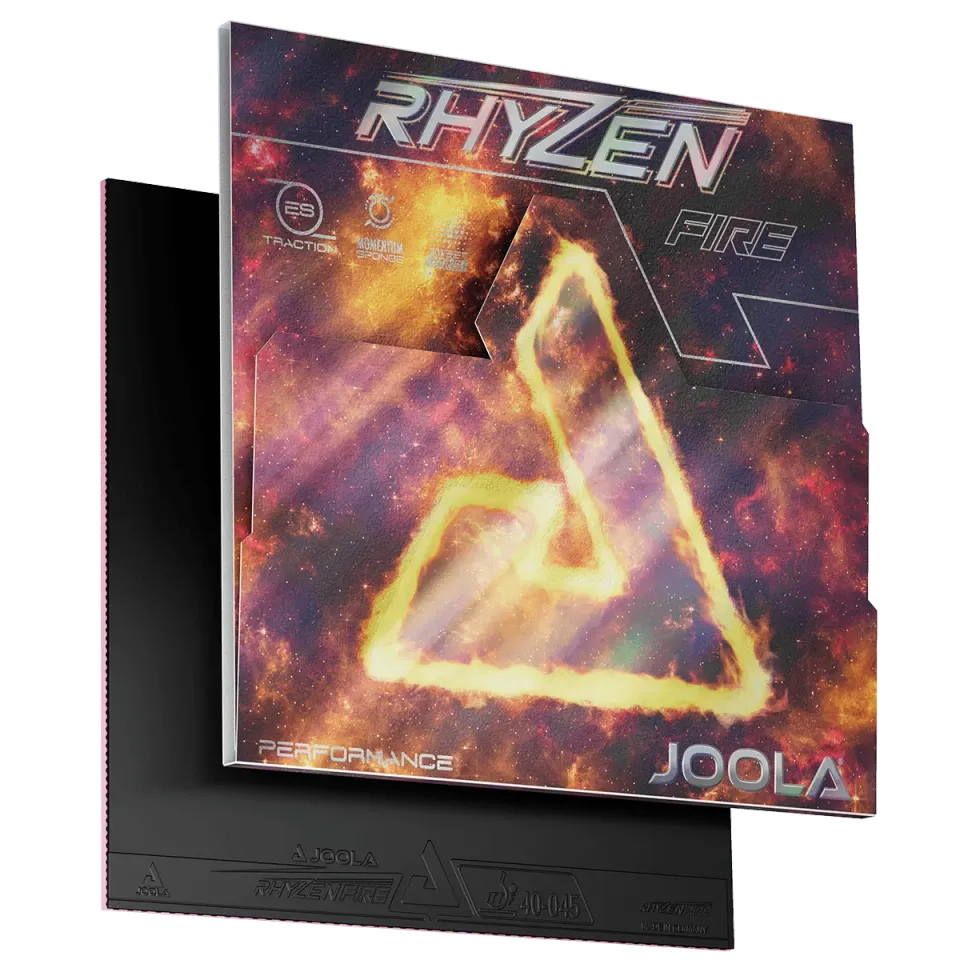 JOOLA Rhyzen Fire revêtement tennis de table 2,0 mm rouge