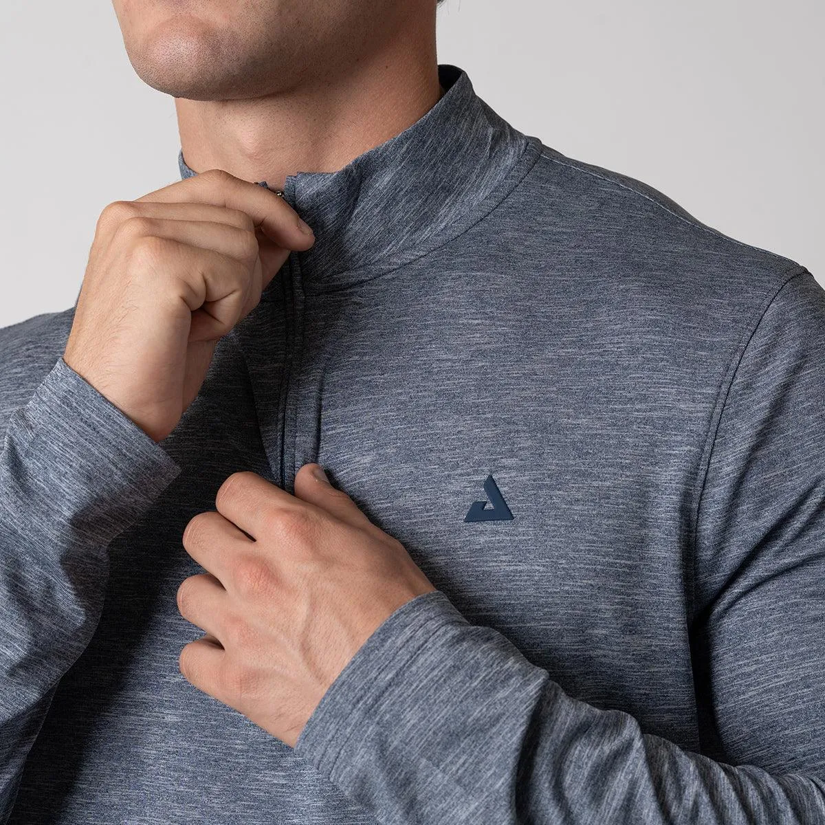 JOOLA Quarter Zip pull homme noir anti-UV léger