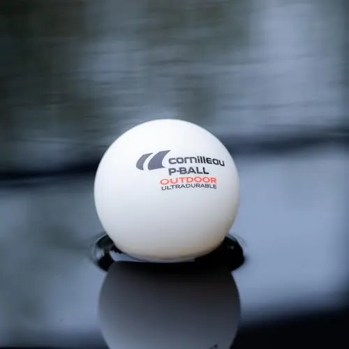 Cornilleau P-Ball Outdoor balles ping-pong blanches x6