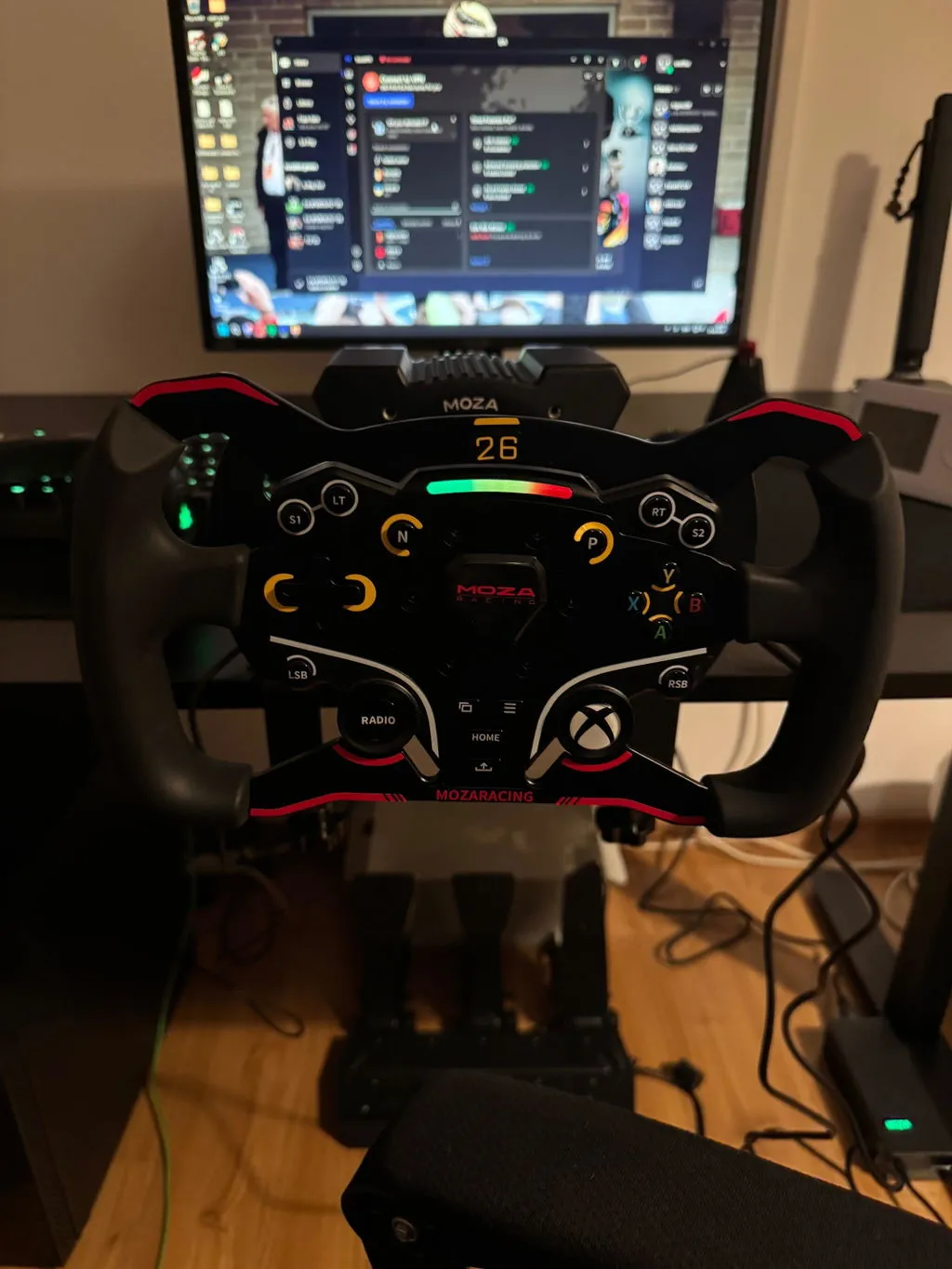 MOZA Racing ESX volant PC Xbox 22 boutons