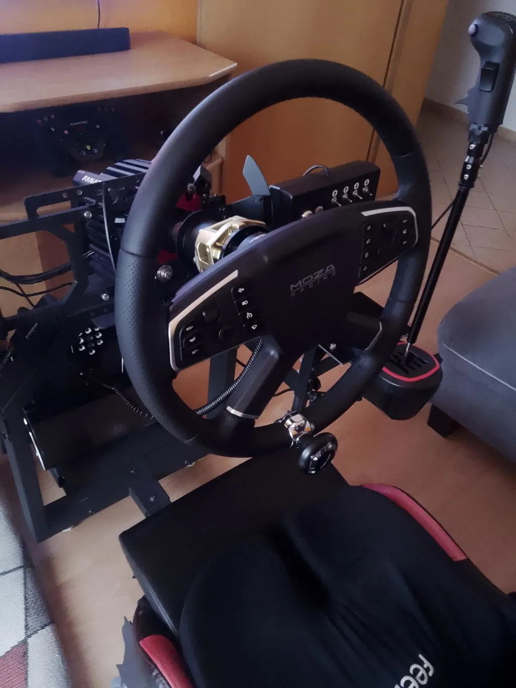 MOZA Racing TSW Truck volant camion 400 mm cuir