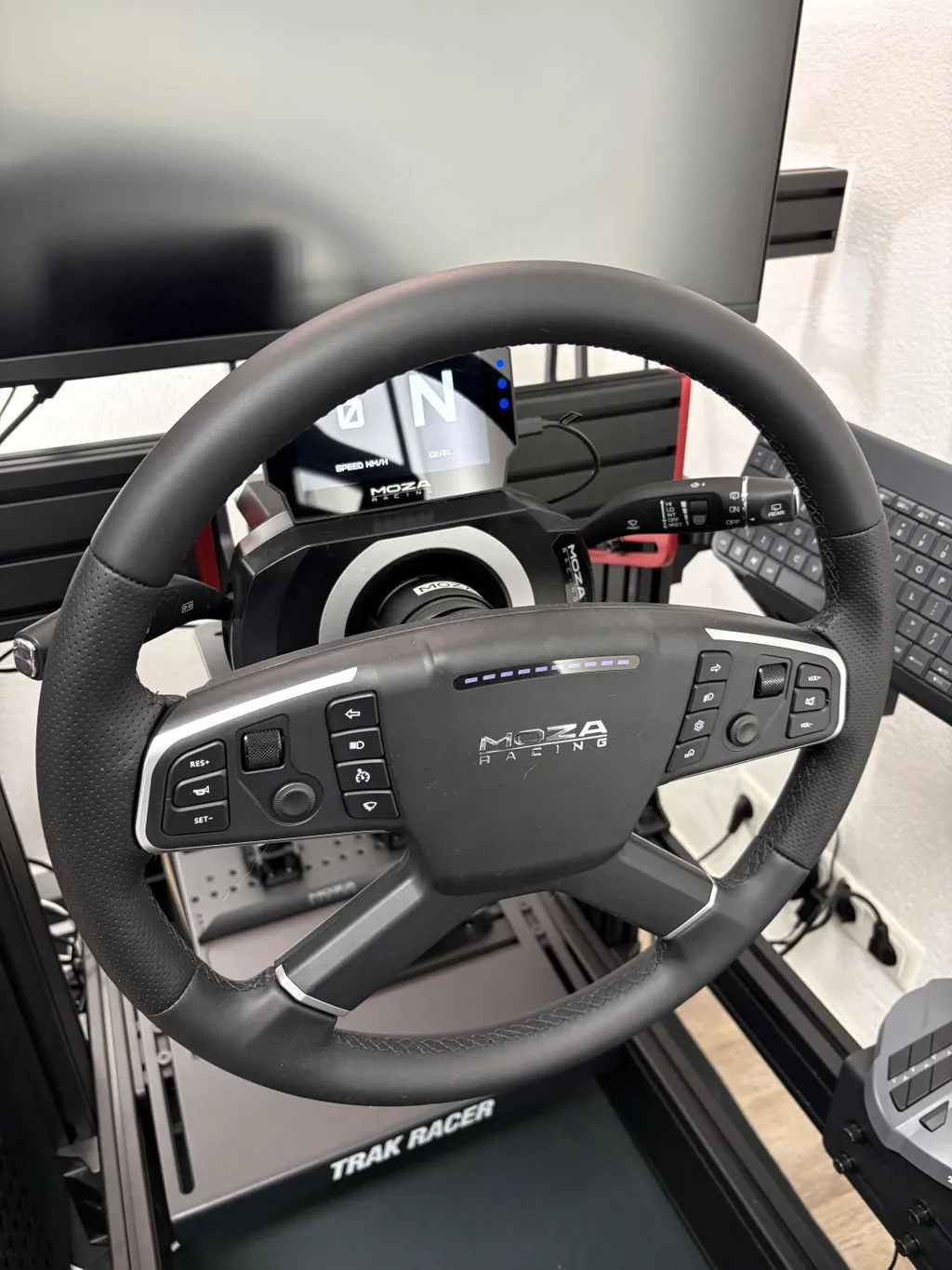 MOZA Racing TSW Truck volant camion 400 mm cuir
