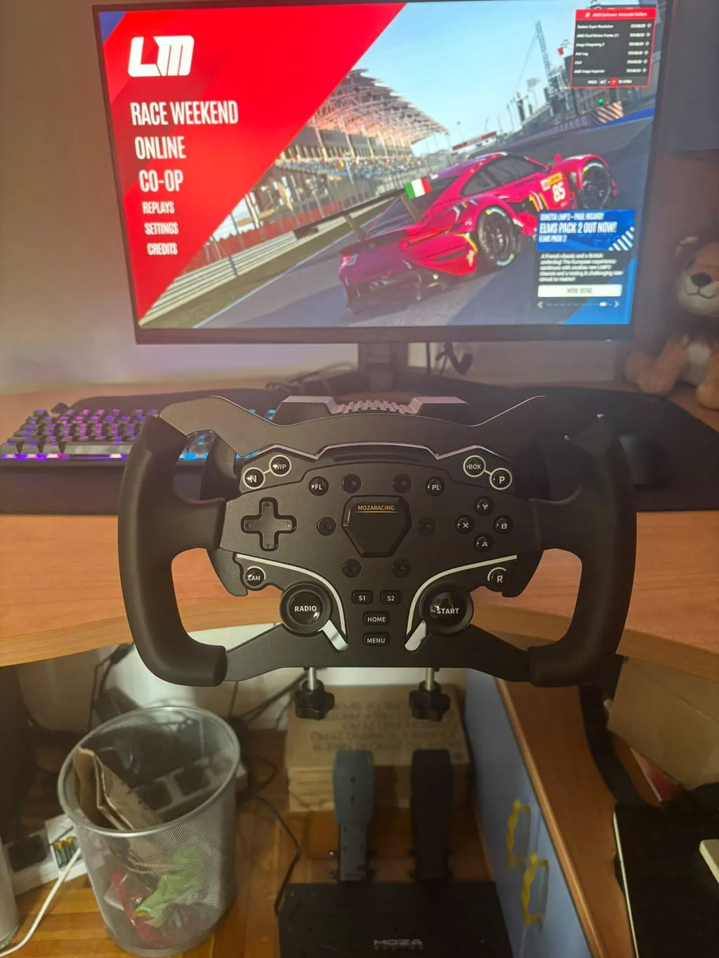 MOZA Racing ES Formula mod volant 280 mm alu