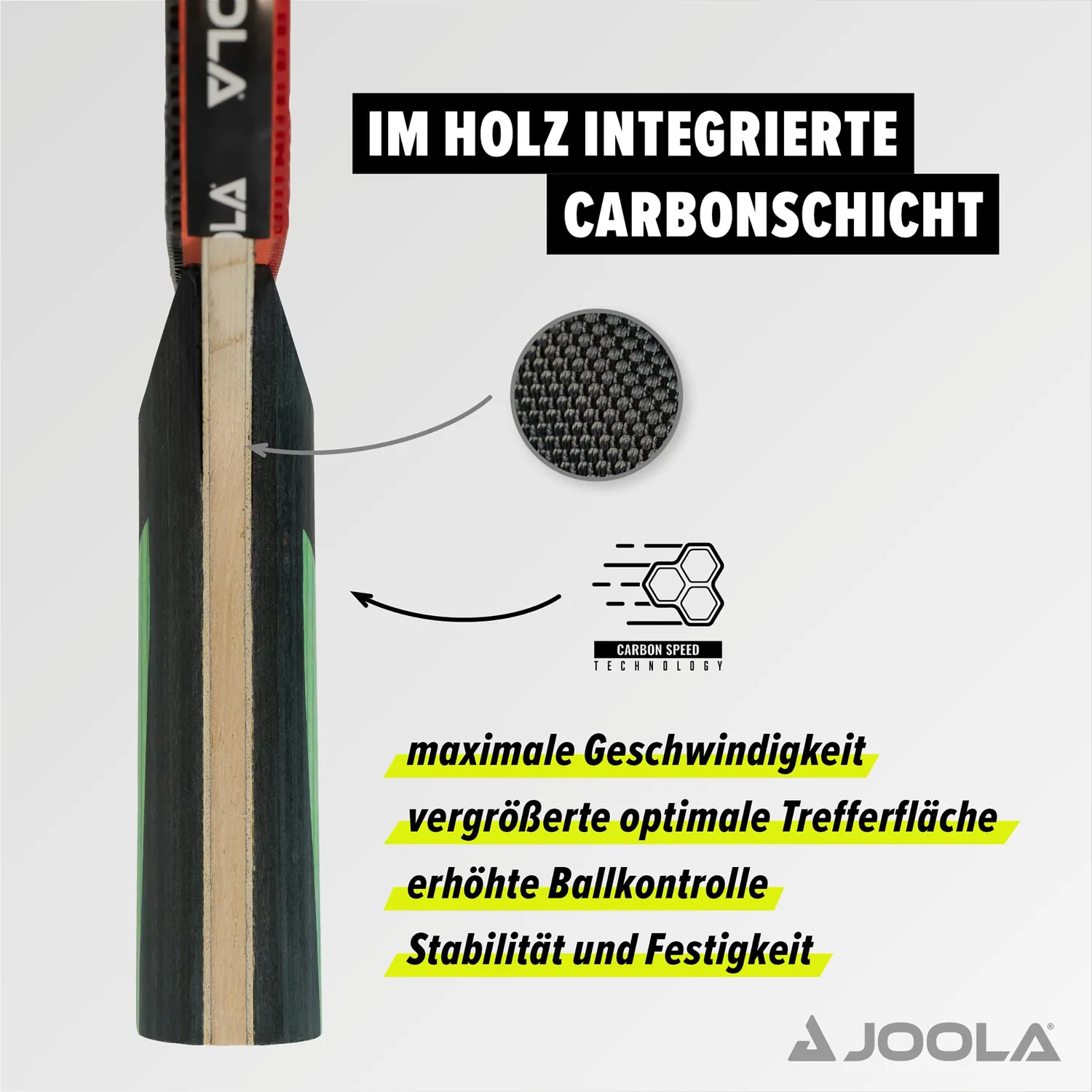 JOOLA Mega Carbon raquette ping-pong compétition