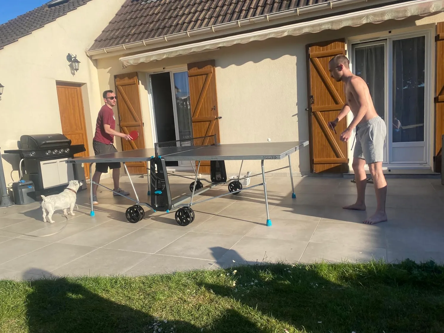 Cornilleau 100X Outdoor table extérieur grise loisir