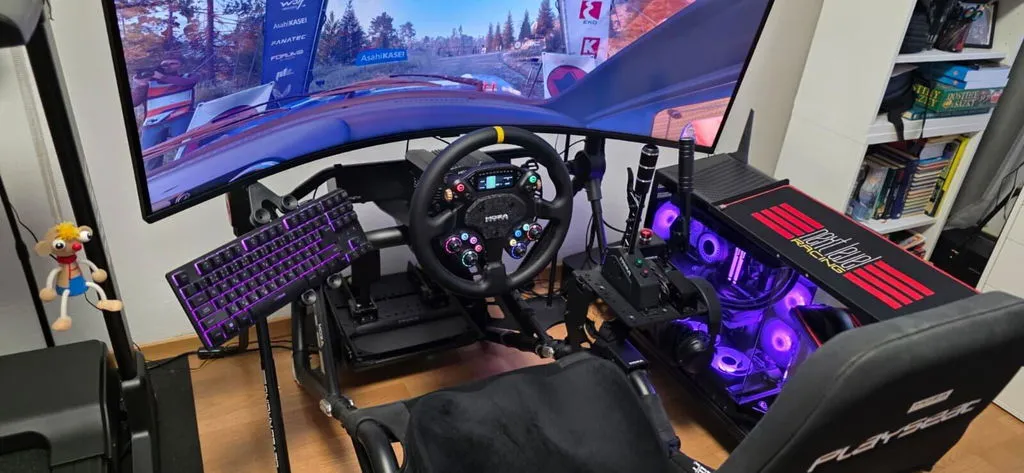 MOZA Racing CS Pro volant sim racing 325mm carbone