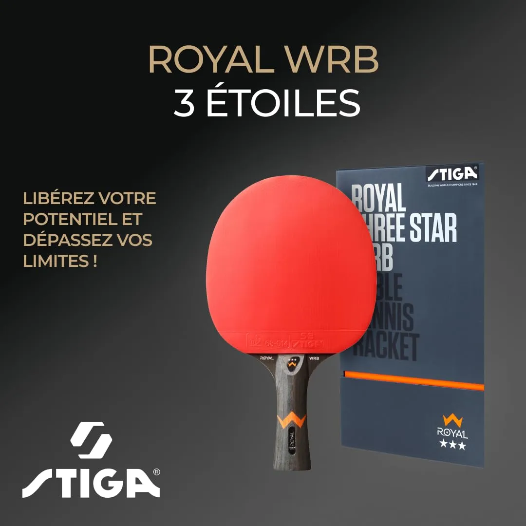 STIGA Royal 3-Star raquette tennis de table offensive WRB