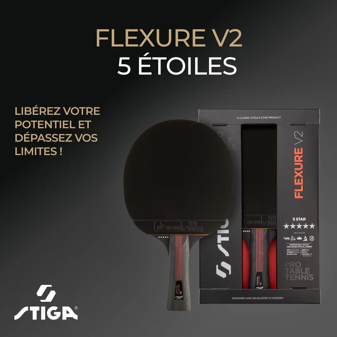 STIGA Flexure V2 raquette ping-pong offensive