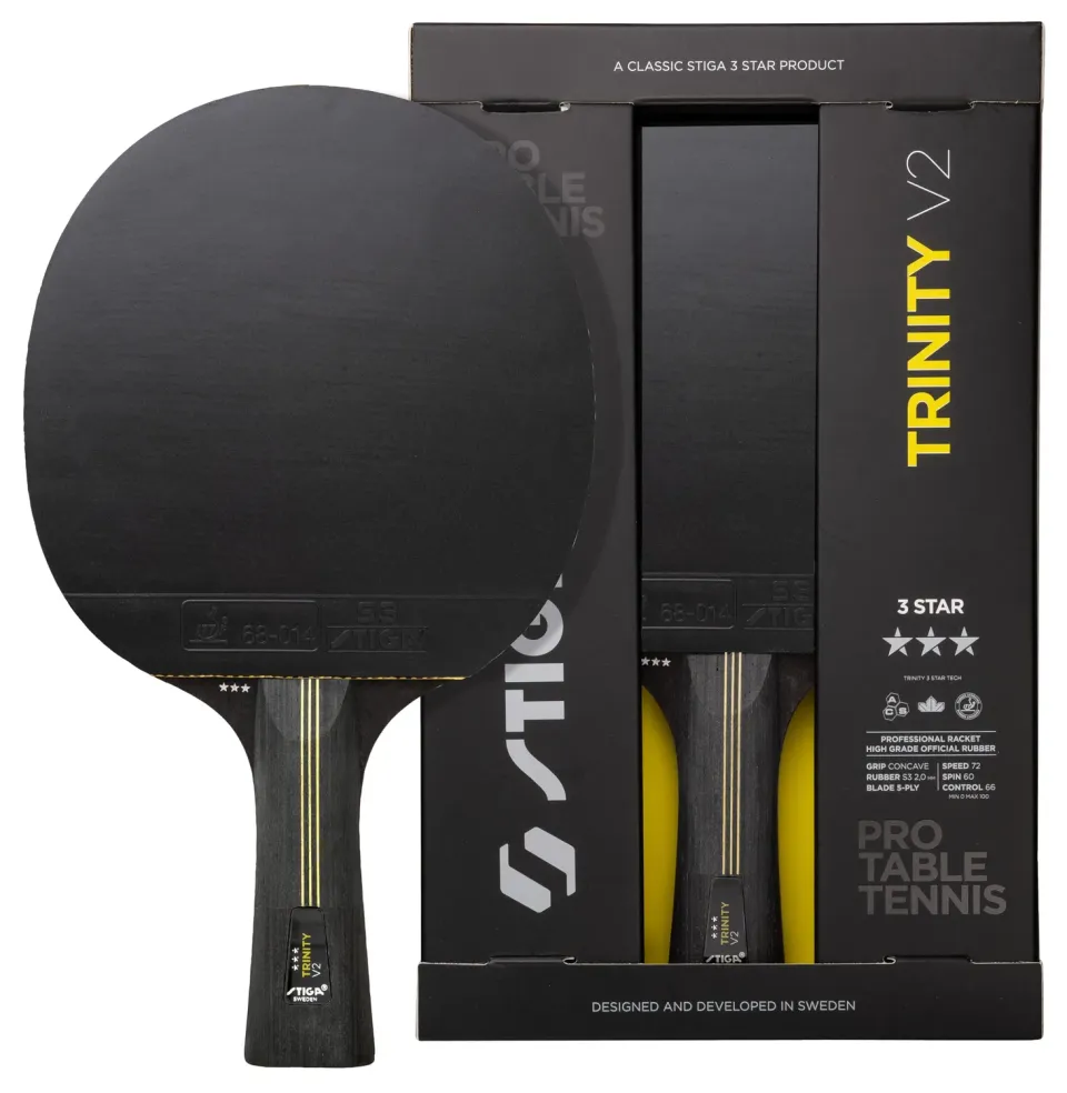STIGA Trinity V2 raquette ping-pong offensive 3 étoiles