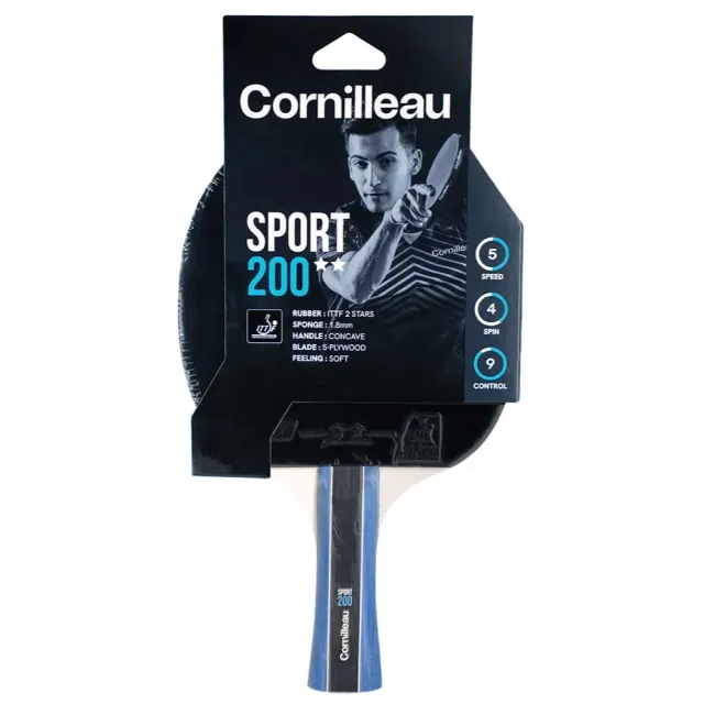 Cornilleau Sport 200 Raquette ping-pong contrôle 2 étoiles