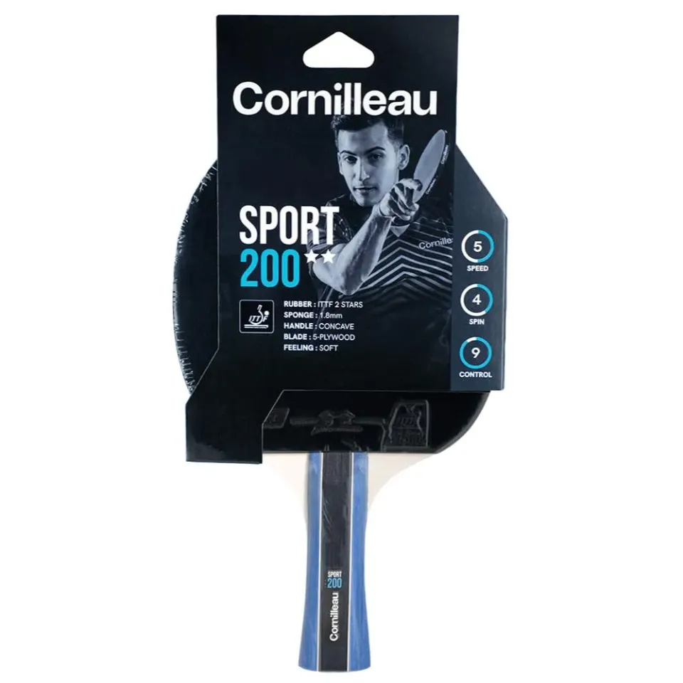 Cornilleau Sport 200 Raquette ping-pong contrôle 2 étoiles