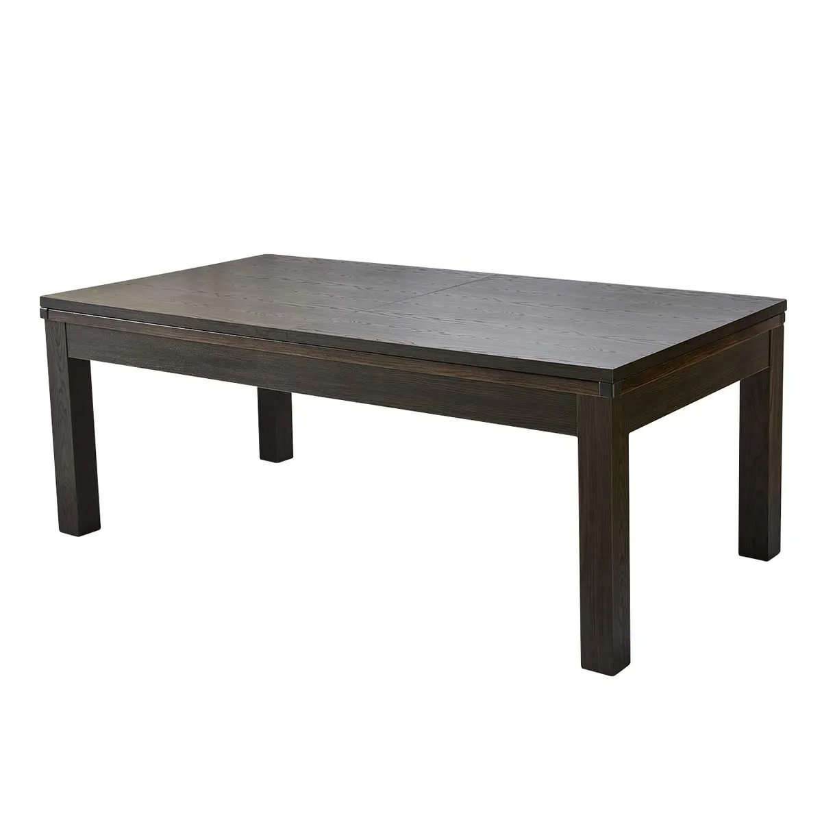 Rendez vous déco Eddie billard convertible bois foncé beige