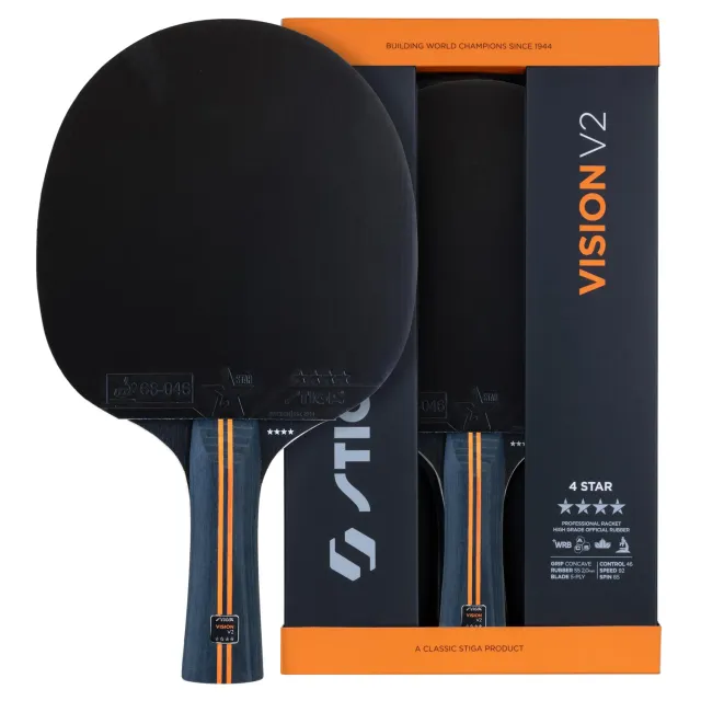 STIGA Vision V2 raquette tennis de table 4 étoiles offensive