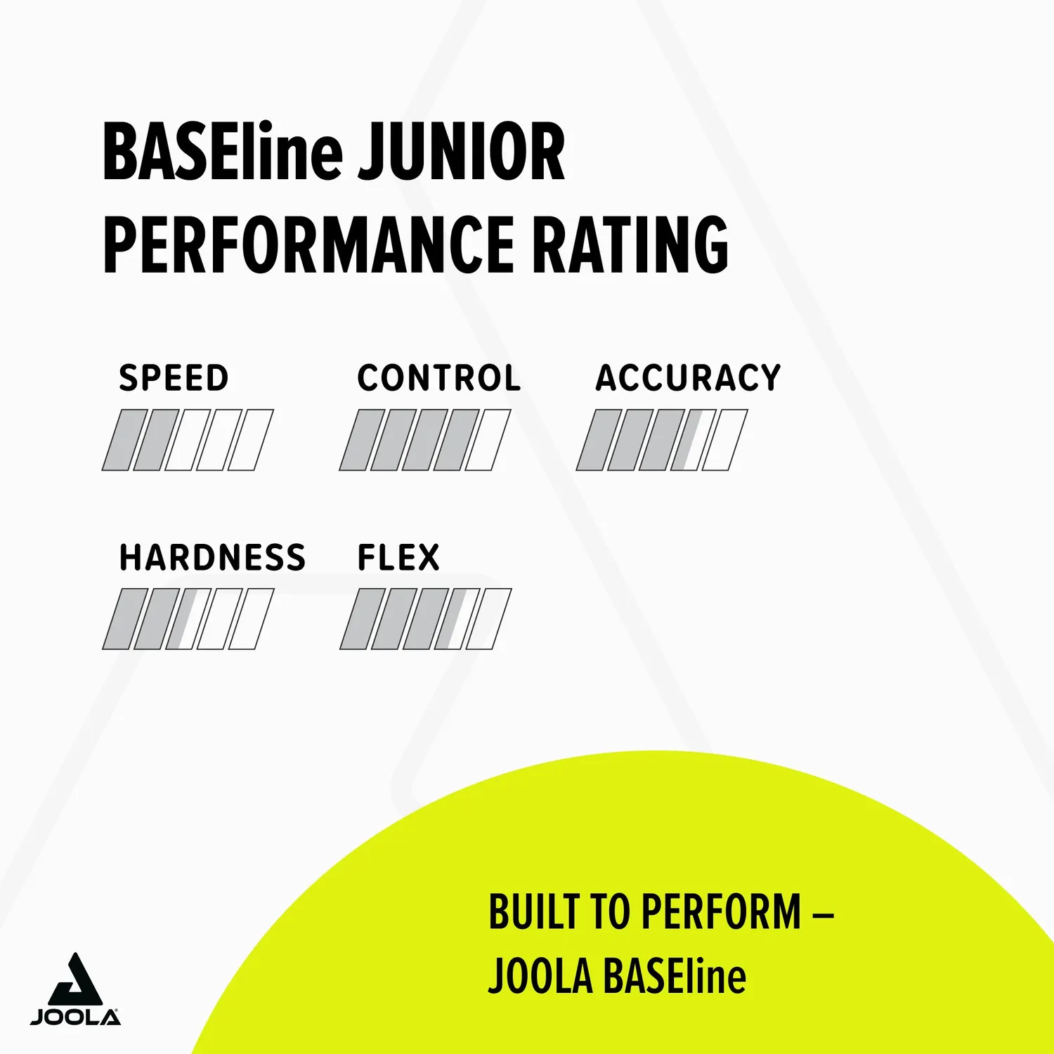 JOOLA BASEline Junior bois tennis de table enfant -80g