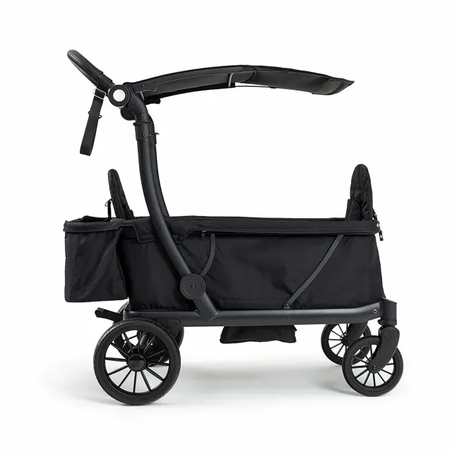 KETTLER Compact Chariot pliable noir 2 enfants 70 kg