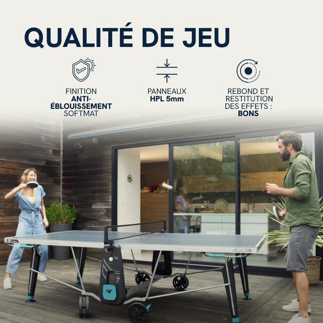 Cornilleau 400X Outdoor table ping pong bleue