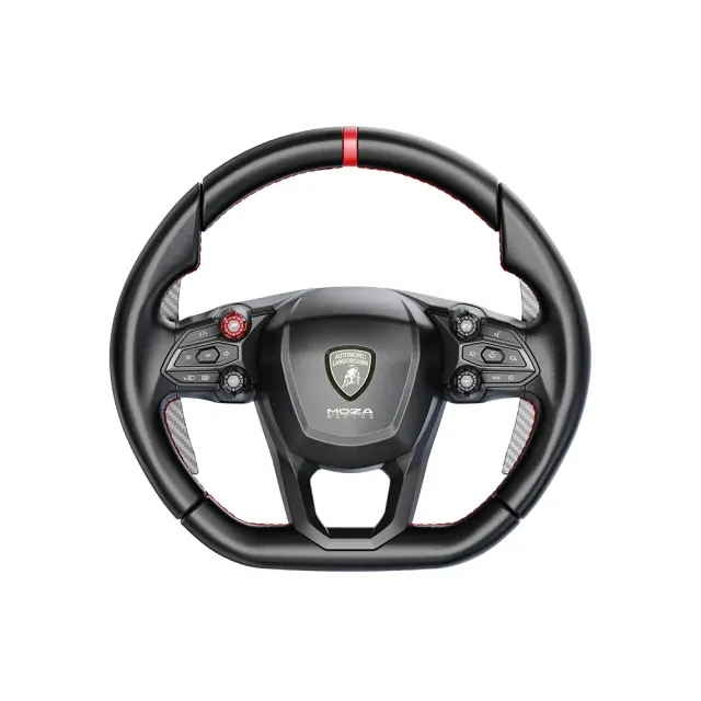 MOZA Revuelto Volant sim racing Lamborghini carbone