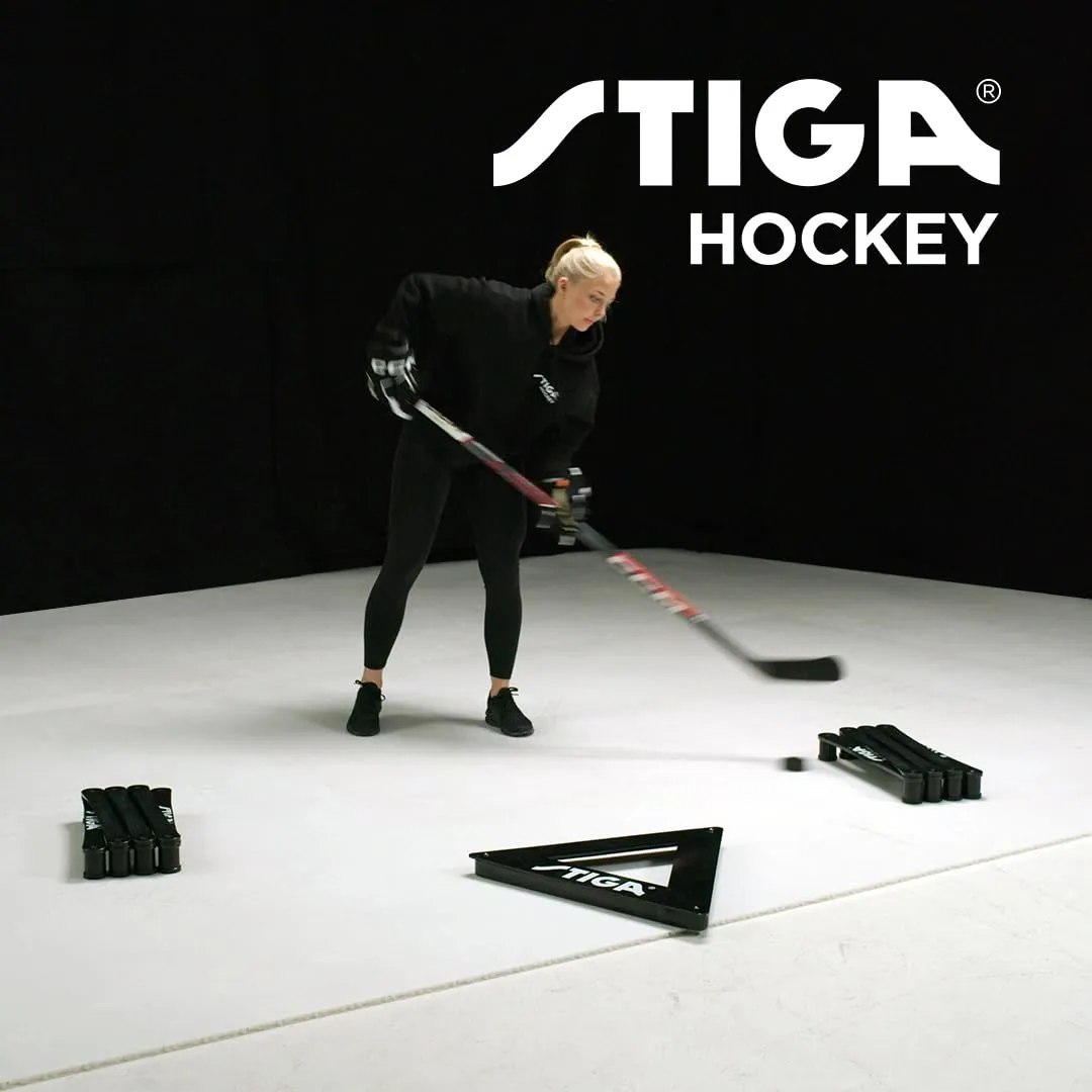 STIGA Play Off glace synthétique hockey 2 m² noire