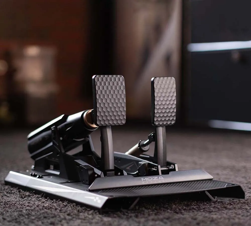 MOZA Racing mBooster pédalier actif avec CRP2 force feedback