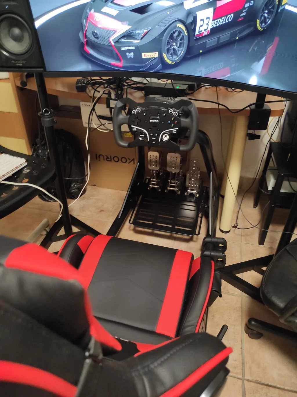 MOZA Racing ESX volant PC Xbox 22 boutons