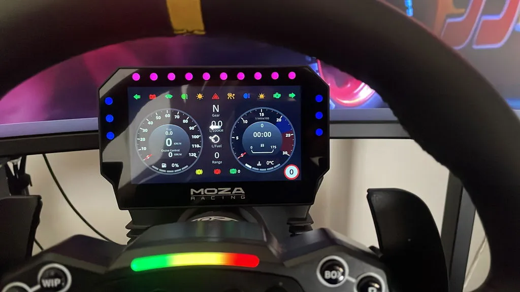 MOZA Racing CM2 HD dash sim racing écran 5 pouces tactile