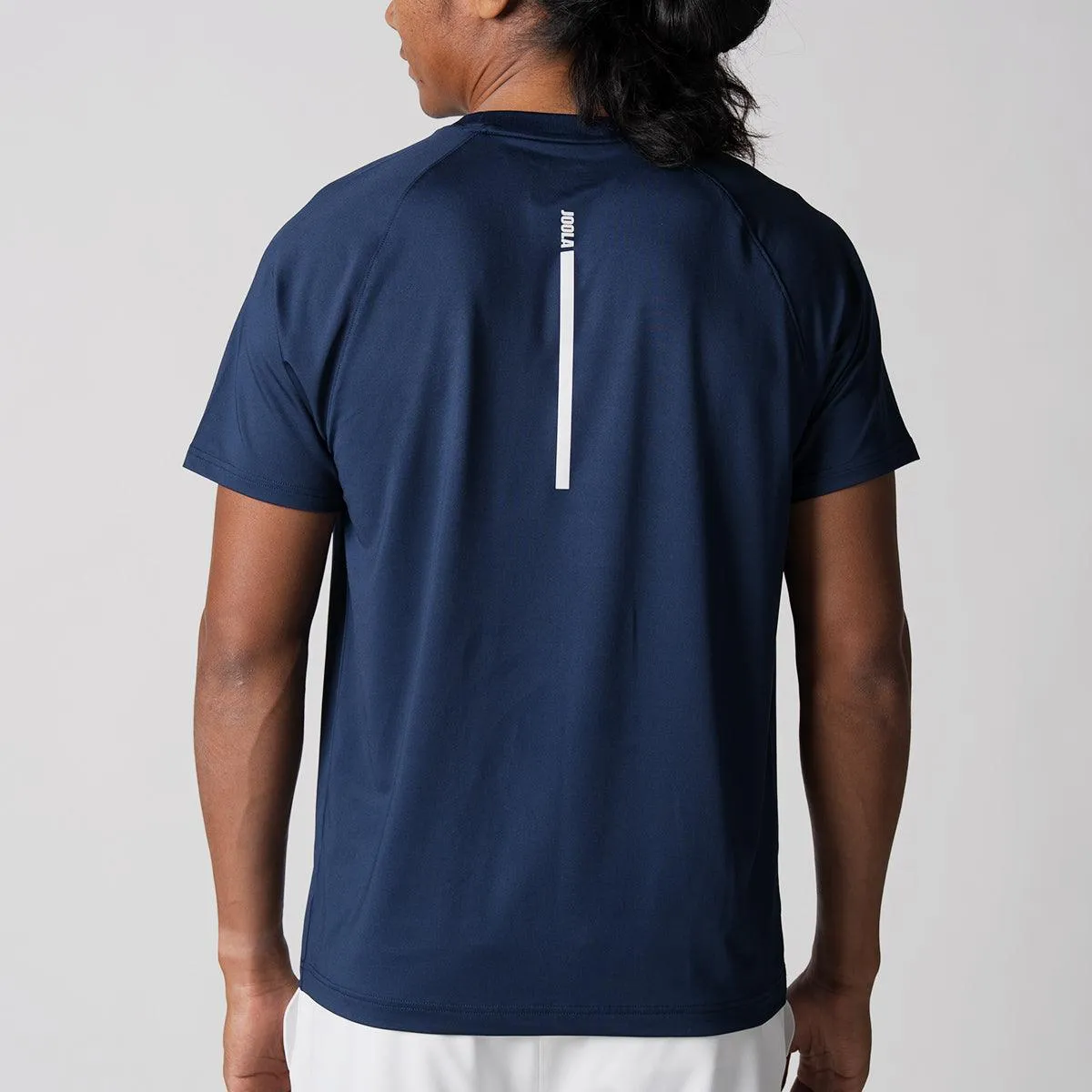 JOOLA Court Short Sleeve t-shirt homme bleu marine respirant