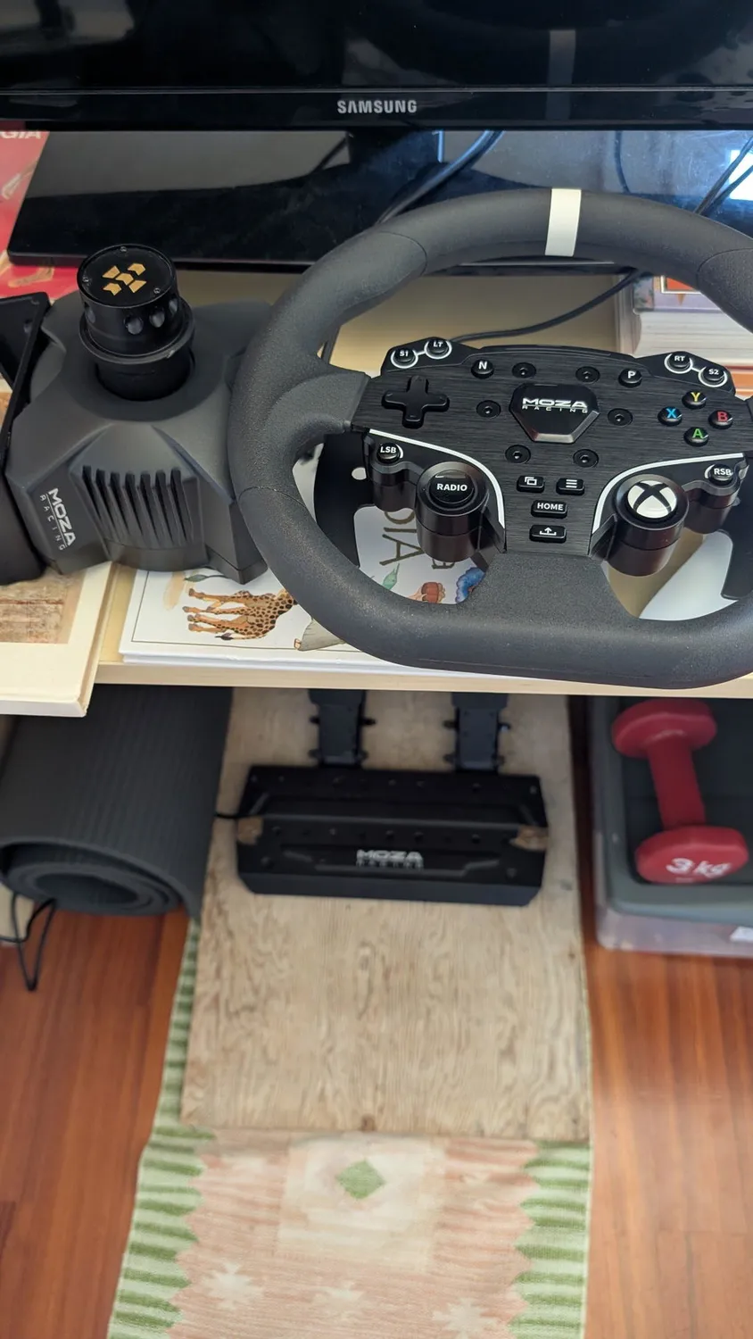MOZA R3 volant pedales Xbox PC 3,9 Nm