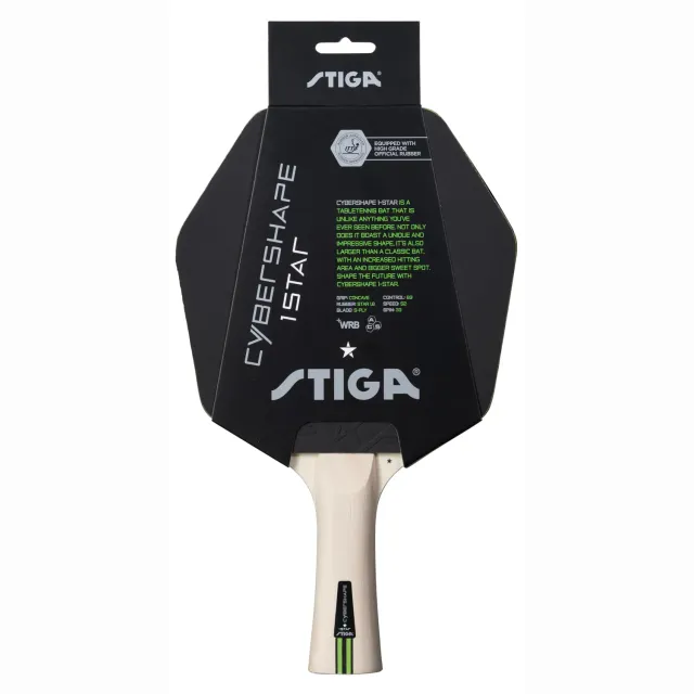 STIGA Cybershape 1-Star raquette tennis de table contrôle